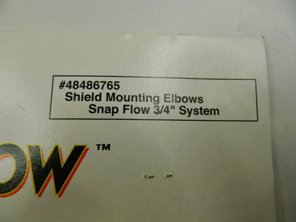 Snap Flow Cutting Guard Shield Mounting Elbows QTY 10 PCS 48486765