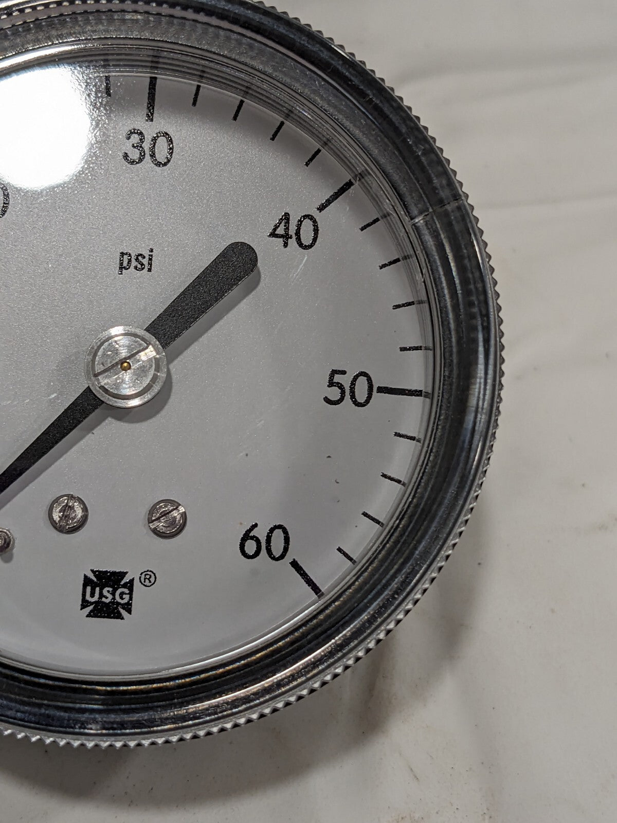 AMETEK Pressure Gauge: 21/2" Dial, 0 to 60 psi, 1/8" Thread 164428
