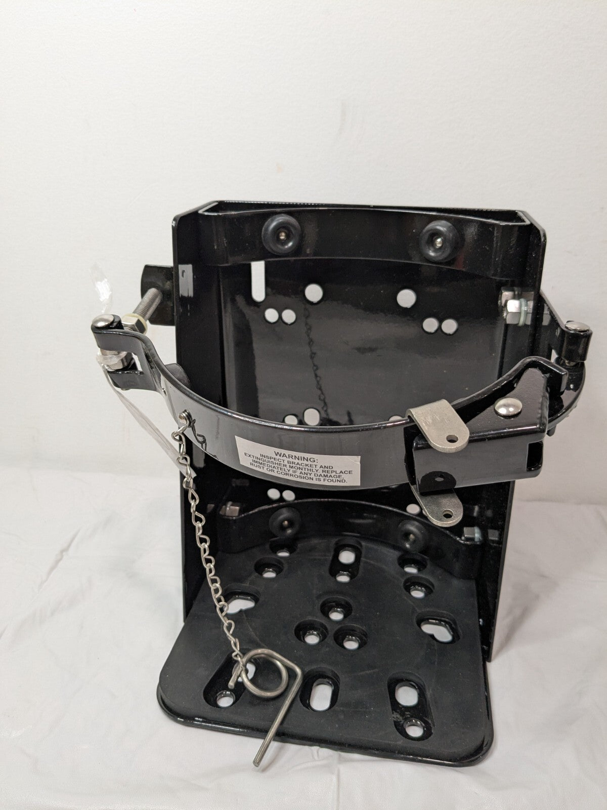 Kidde Heavy Duty Fire Extinguisher Bracket 20 Pounds Cap Black 292474