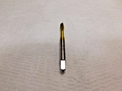 OSG Spiral Bottoming Flute Tap #8-32 UNC 2B 3FL RH HSS TiN #2985305
