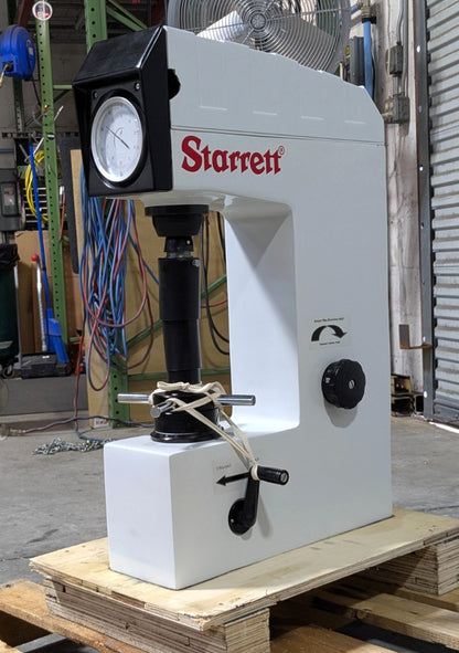 Starrett Bench Top Hardness Tester  Rockwell A - K   Shipping Damage
