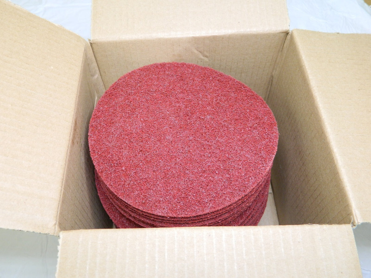 3M Deburring Disc: 7" Dia, Medium Grade, Ceramic, 8600 RPM Qty 25 7100263920