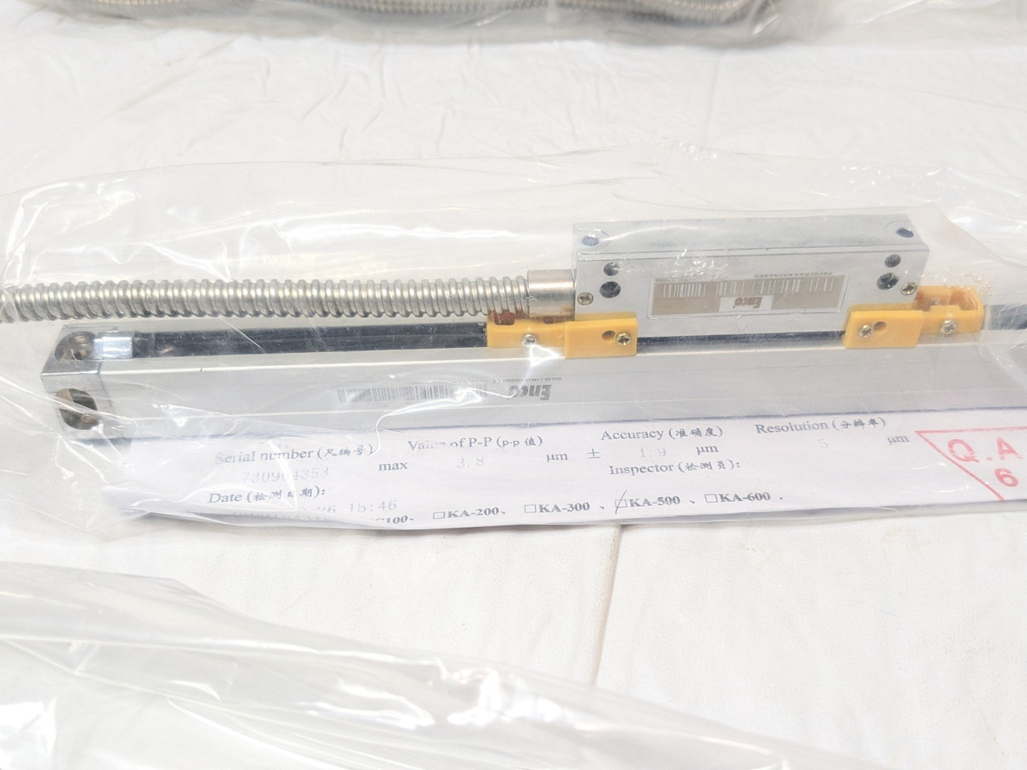 ENCO Linear Scales ONLY 4" X 18" X/Z Axis Travel KA300/KA500