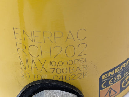 ENERPAC 20 Ton Hollow Plunger Hydraulic Cylinder Single-Acting RCH202