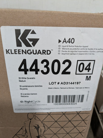 (25) KleenGuard Non-Disposable Rain & Chemical-Resistant Coveralls Sz M 44302