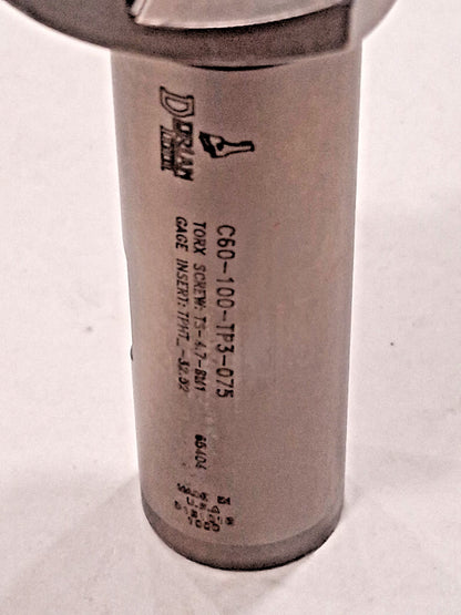Dorian Tool Indexable Chamfer & Angle End Mill C60-100-TP3-075 73310165404