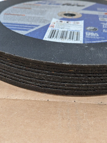 NORTON Cutoff Wheel: Type 1 (01/41), 10" Dia, 3/32" Thick Qty 10 66252