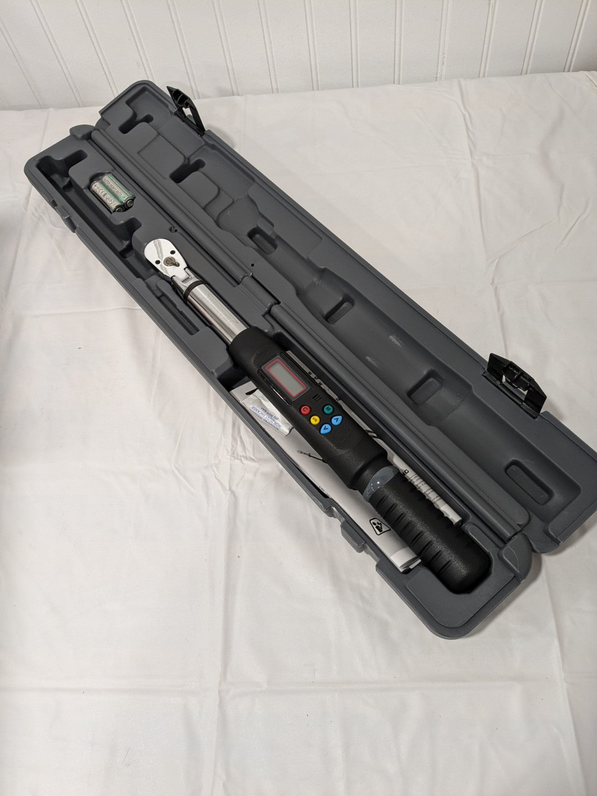 Proto Electronic Torque Wrench: 3/8" Drive, Foot Pound J6012EFX