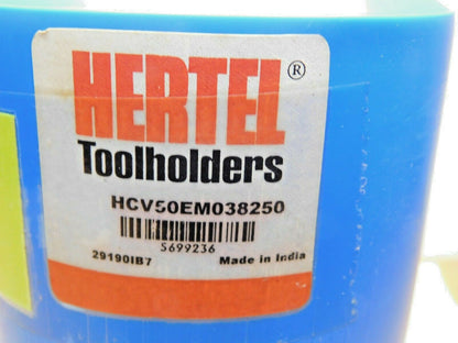 Hertel End Mill Holder Adapter CAT50 3/8" Diam HCV50EM038250 5699236