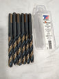 TTD Mechanics Drill Bit 6ct: 5/16" Dia, 135 ° Point HSS 033320