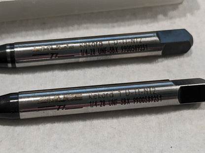 EMUGE Spiral Flute Taps 2pk: 1/4-28 UNF, 3 Fl BU456011.5043