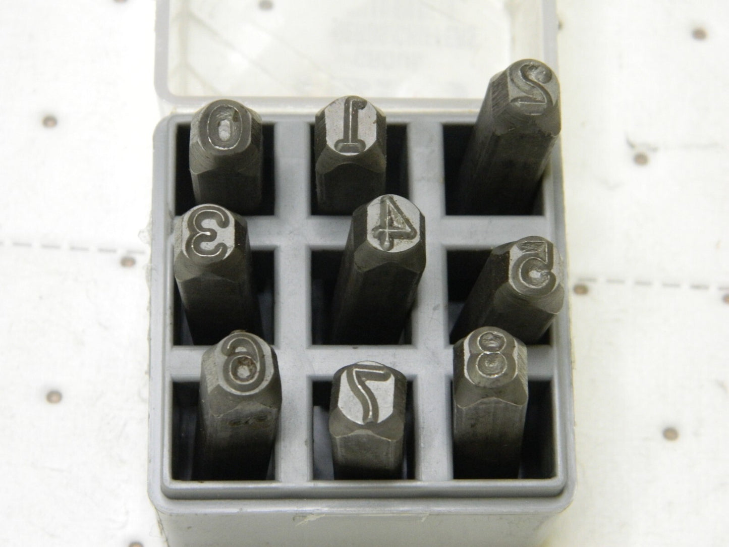 C.H. Hanson 9 Piece, 1/4 Figures Character Steel Stamp Set