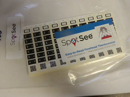 SpotSee Medical Use Respositionable Forehead Thermometer QTY 500  C-8720-100