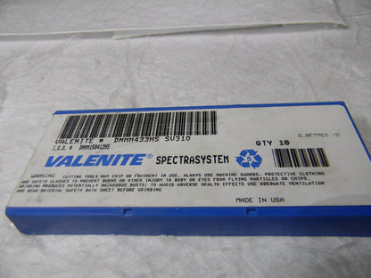 Valenite Carbide Indexible Turning Inserts DNMM433HS Grade SV310 Qty 9 62531233