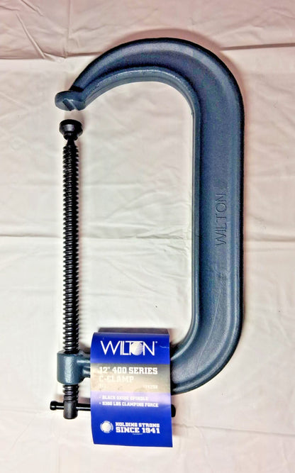 Wilton Forged Steel C-Clamp 12-1/4"MO 6-5/16"TD 9,300 lb LC 14298