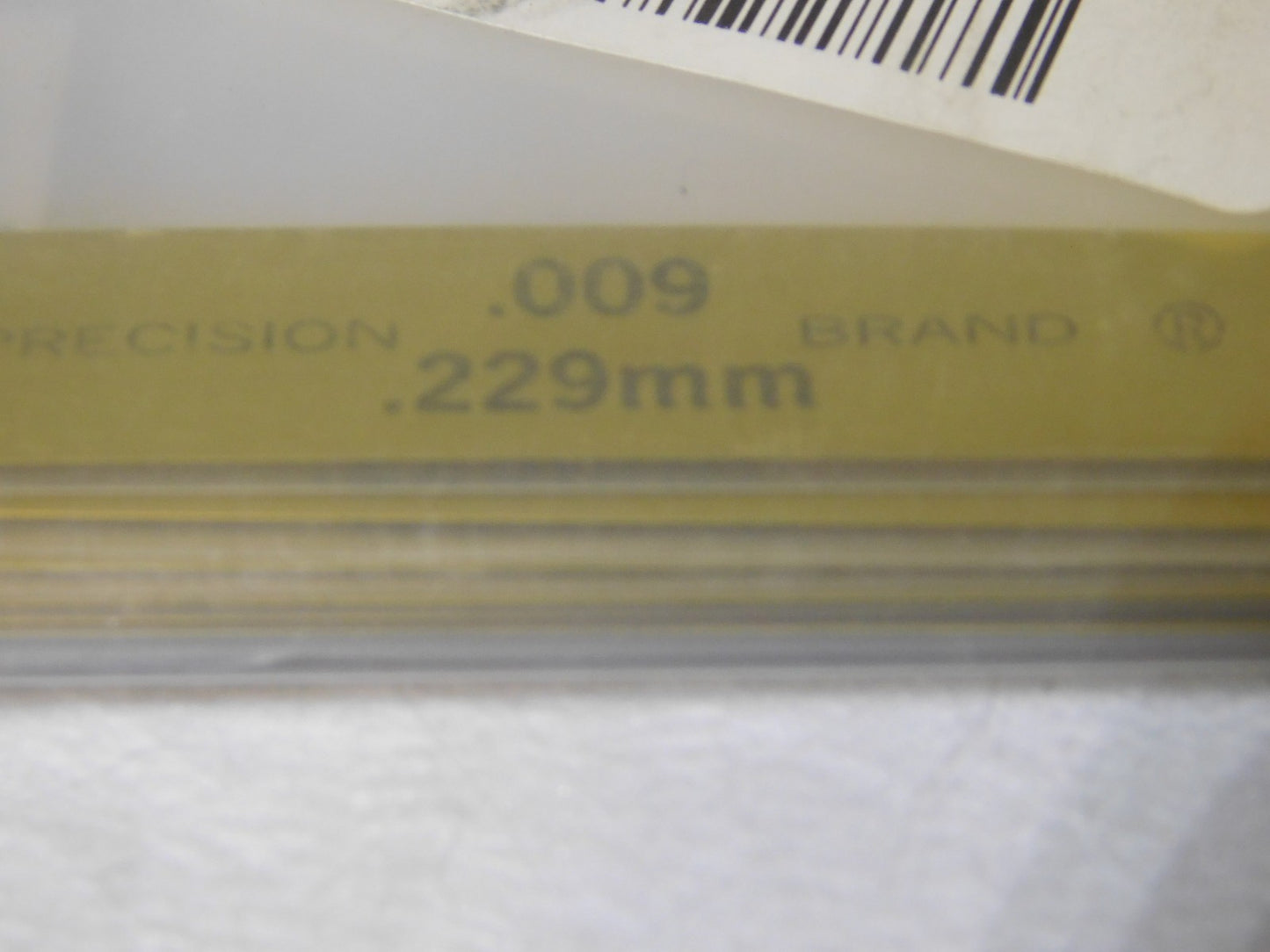 Precision Brand 0.009 Brass Thickness Gage 1/2 x 12 Blades (Pack of 12) 76360