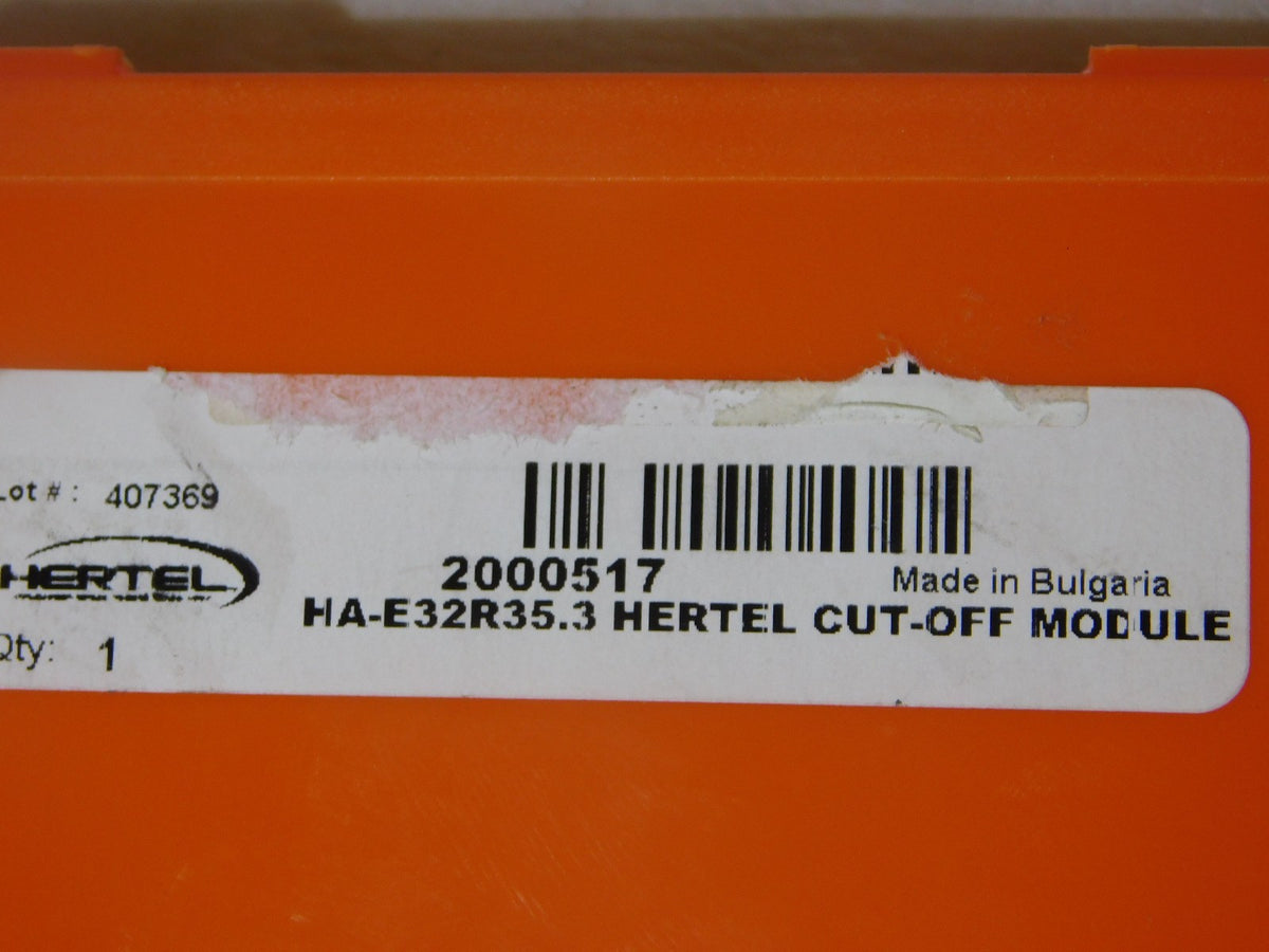 Hertel Indexible Cut-Off & Grooving Module 32mm Max DOC RH 2000517 HA-E32R35.3