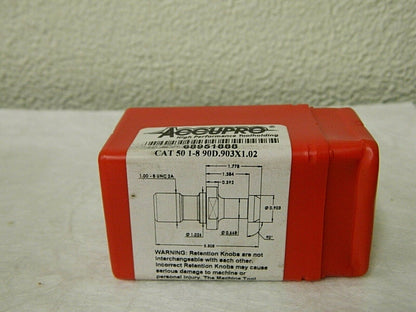 Accupro High Torque Retention Knob Taper Size CAT50 68951888