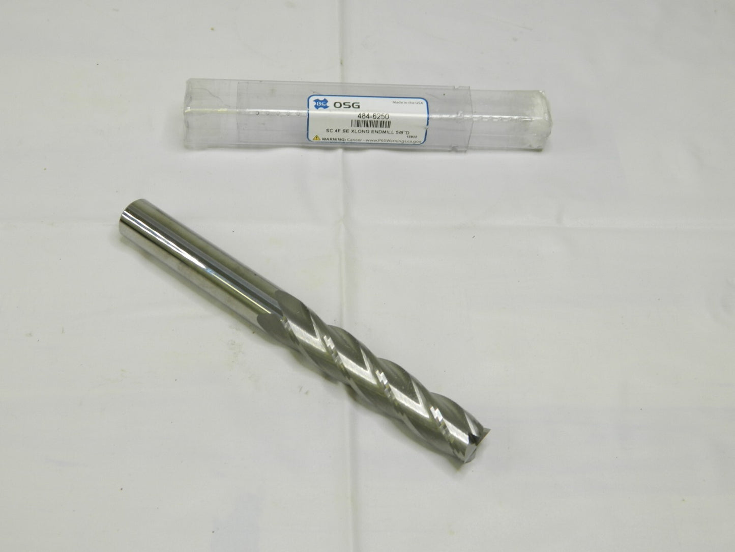 OSG SC Sq End Mill 5/8'' Dia, 3'' LOC, 6'' OAL, 4