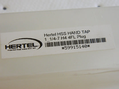 HERTEL Straight Flutes Tap: 1-1/4-7 K008661AS25