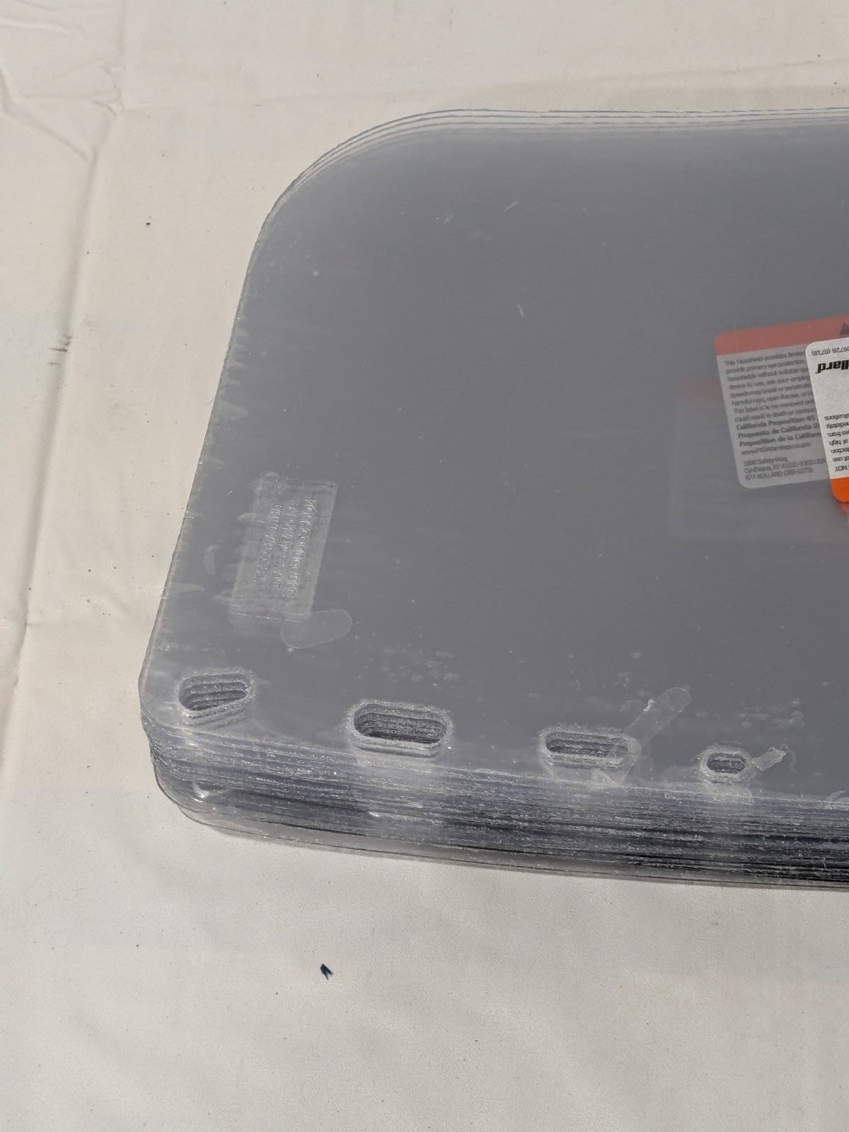 Bullard Clear Multi-fit Acetate Visor 8" High, 0.04" Thick Box of 25 840M