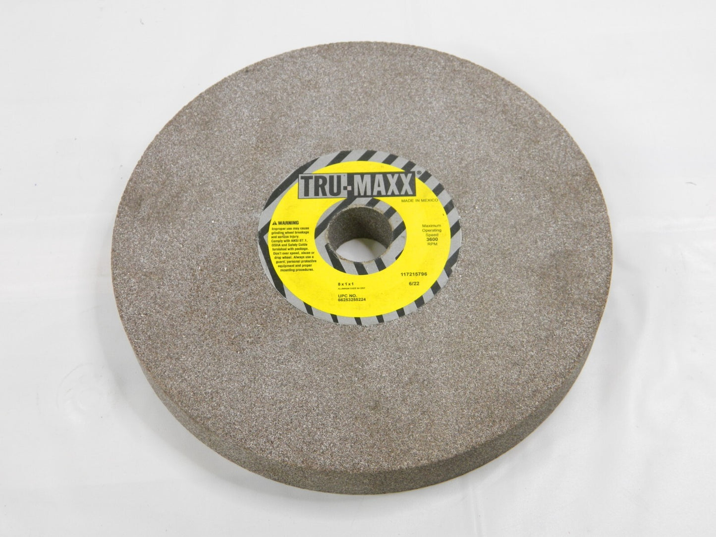 TRU-MAXX AO Bench & Pedestal Grinding Wheel 8" x 1" x 1" 60 Grit 66253255224