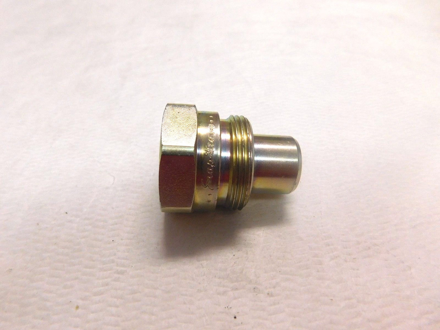 Parker Steel Hydraulic Hose Valved Nipple 3/8" NPT 14,500 Max PSI 76N6-6F