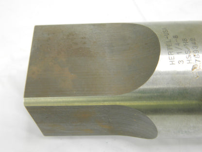 HERTEL HSS Straight Flute Tap: 3-1/4-8 UNS 8 FL 10 OAL 59898973