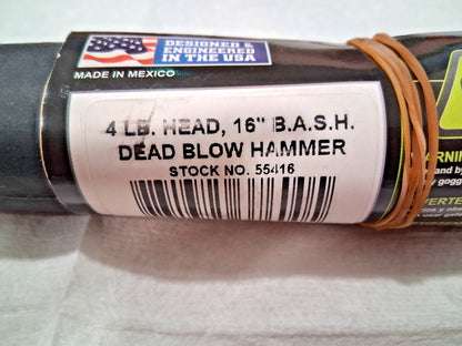 Wilton 4LB Dead Blow Hammer Rubber Head 55416
