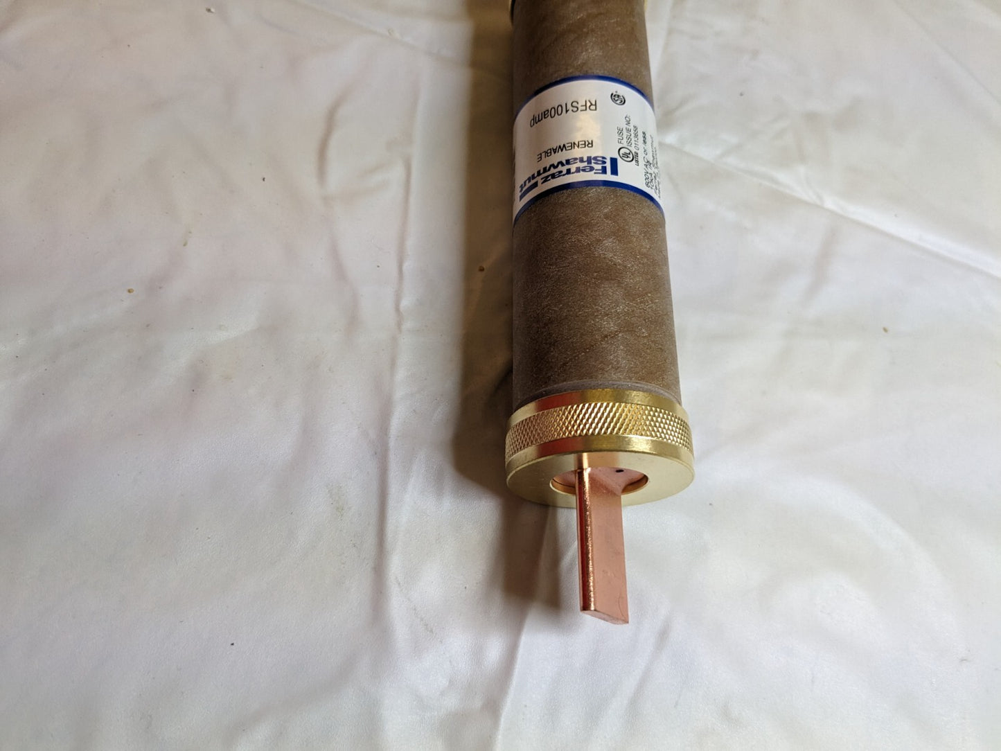 FERRAZ SHAWMUT Cylindrical Fast-Acting Fuse: H, 100 A, 7-7/8 OAL, RFS100