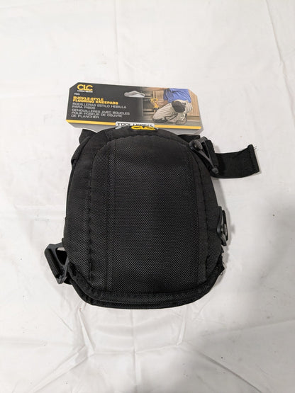 CLC 1 Pair Knee Pads: 2 Strap, Polyester Cap, Buckle Closure, Universa 342