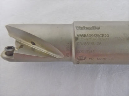 Valenite High Feed End Mill 1.25" Dia. x 2" LOC x 10" OAL V556A09