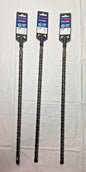 BOSCH QTY3 Carbide-Tipped Rotary/Hammer Drill Bits 1/2" Dia SDS+ Shank HC2087