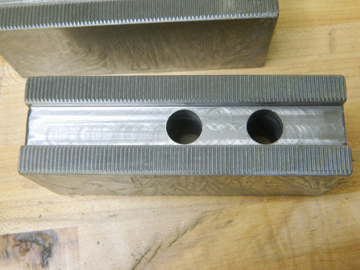 Techleader Soft Lathe Chuck Jaw: Serrated 1-1/2" OAW, 2" OAH Qty 2 204-852