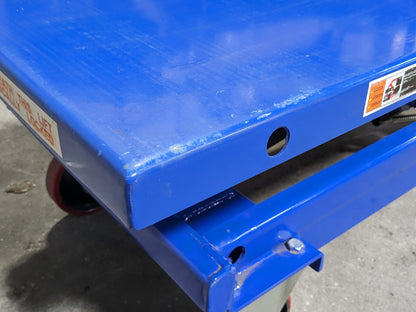 Pro Source Hydraulic Scissor Lift Cart 2000 lb Cap. 40" x 20" Platform AS90