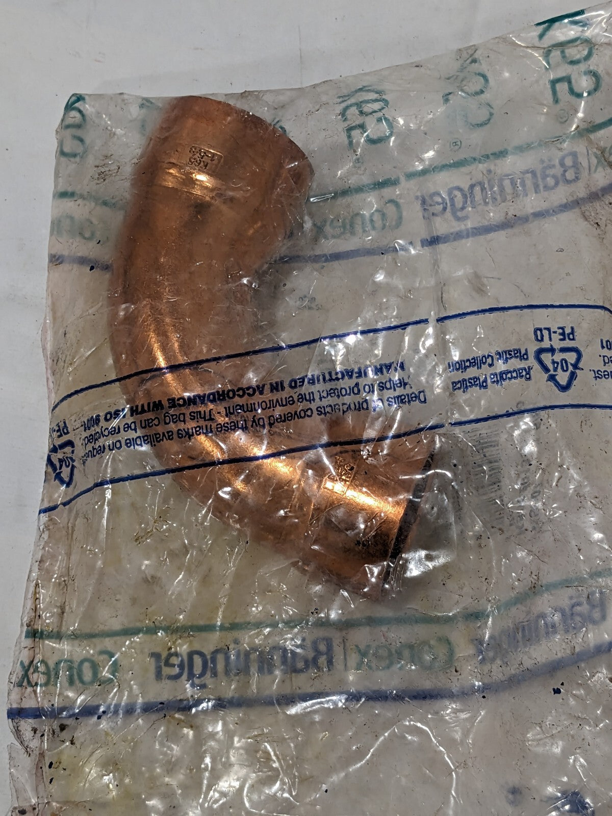 Conex / Banninger - 1-5/8" 90 Deg Bend - Copper Fitting K5002