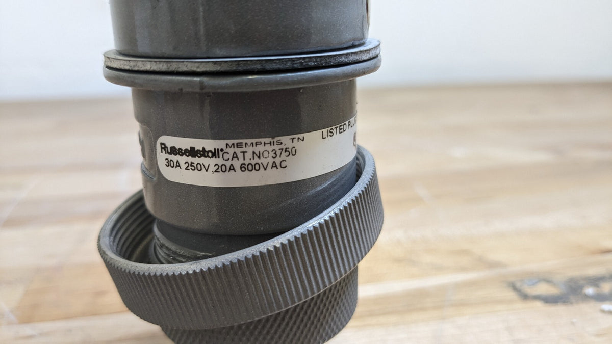 Thomas &amp; Betts 3750 Male Connector 20A/600V 30A/250V 2W3P Plug