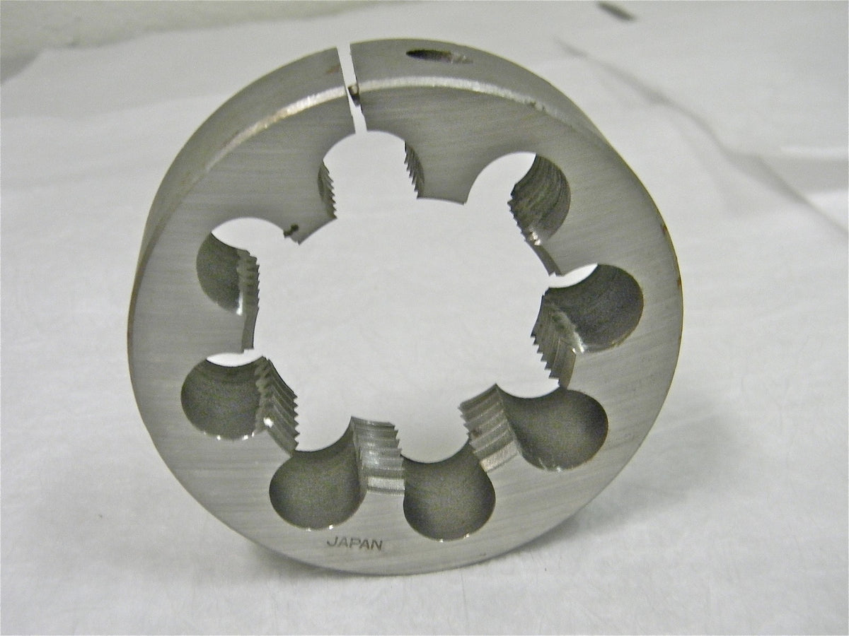 Pro-Grade Adjustable Rd Special Thread Split Die 2-1/8"-8 HSS 2-1/2" O