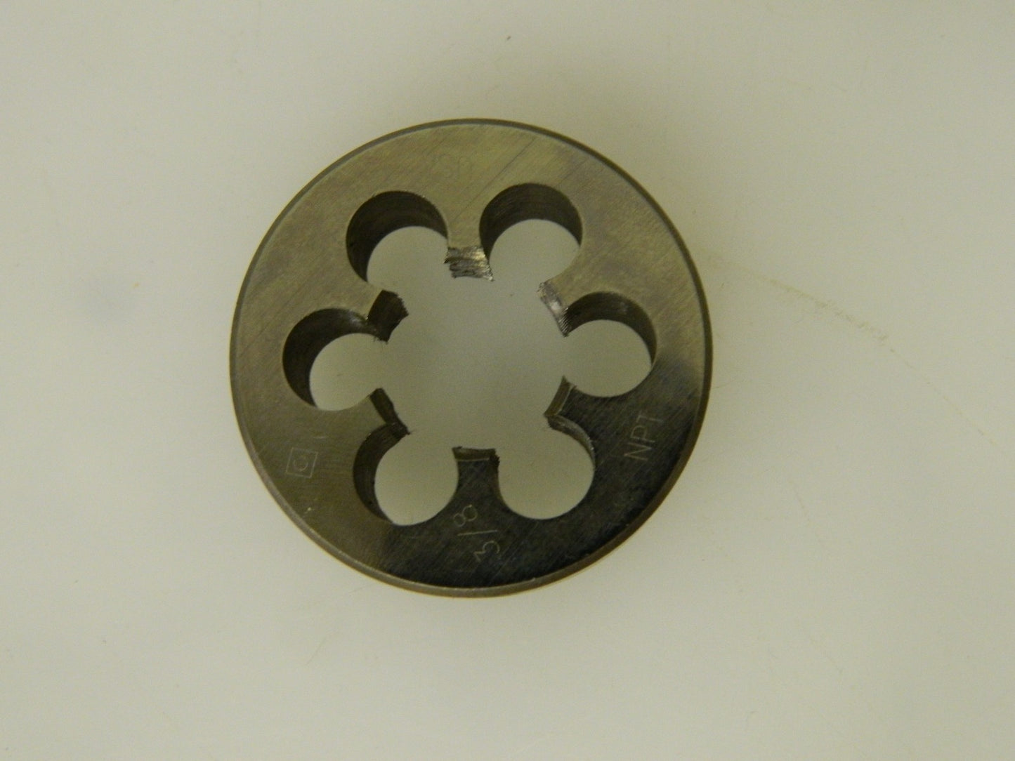 Cle-Line Carbon Steel Round Adjustable Die 3/8-18 1-1/2" QTY 2  C65494