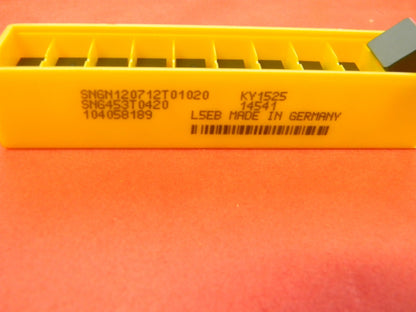 Kennametal  Turning Inserts Insert Style: CNG Insert Size: 454 QTY 10 2638647