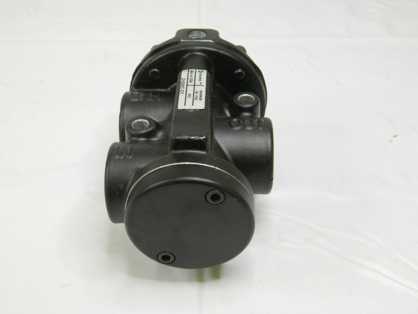 NORGREN Mechanically Operated Valve: Poppet, 3/4" Inlet/Outlet D1025C-CY