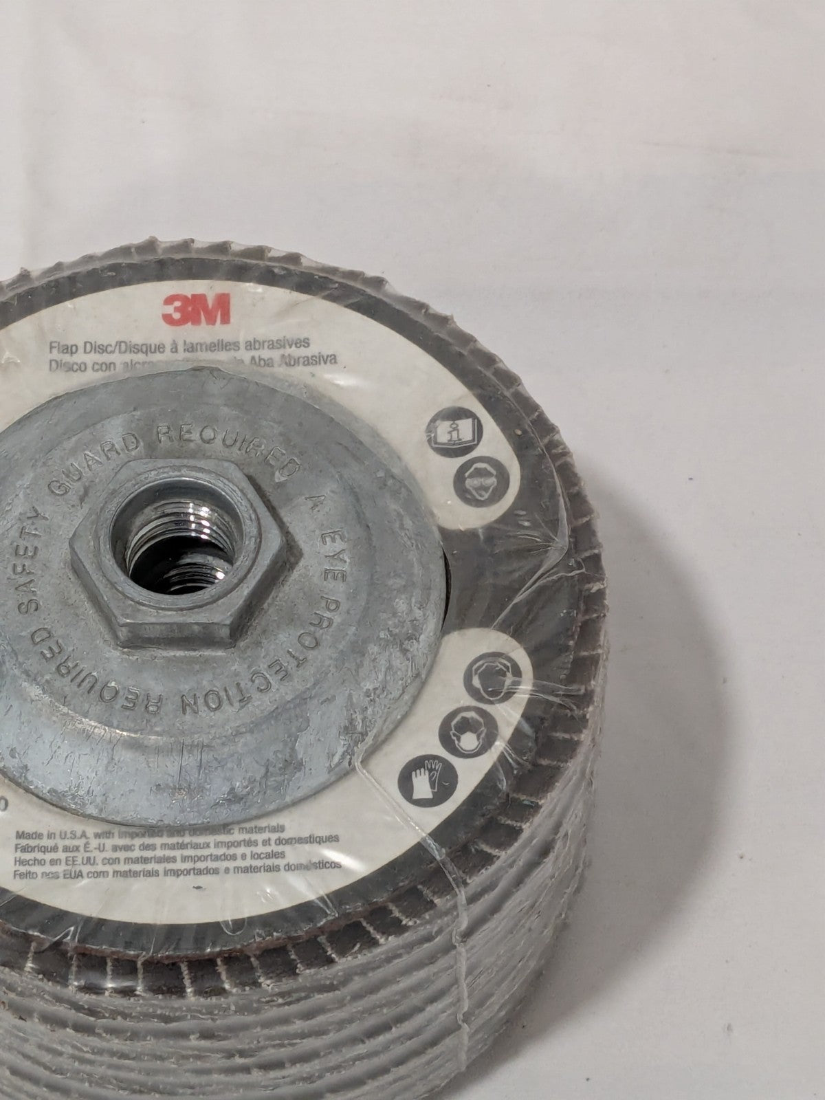 3M Flap Disc: 4-1/2" Dia, 40G, Zirconia Alumina, Type 29 Pack of 5 7010363154