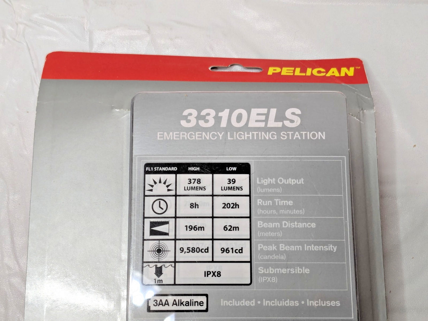 Pelican Emergency Lighting Station 3310ELS 033100-0001-247