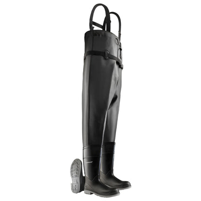 Dunlop Protective Footwear Hip & Chest High-Leg Wader Boots Size 6 86067