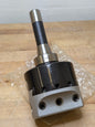 Manual Offset Boring Head w/ R8 Shank 4" Body Diameter 1-1/2-18 Threaded Mo