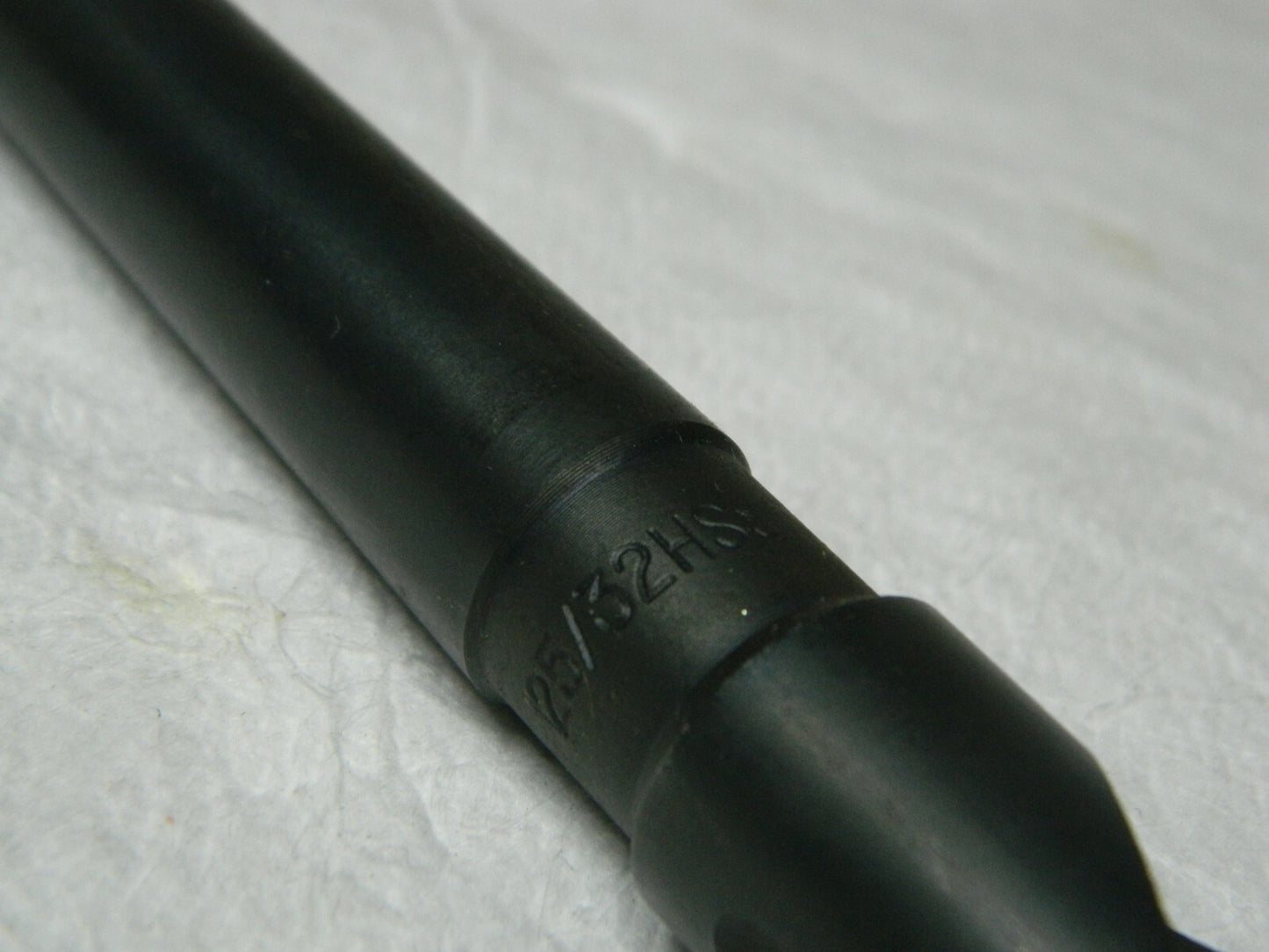 Interstate Black Taper Shank Drill  25/32" x 12" x 18" 2MT HSS 01
