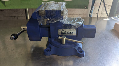 GIBRALTAR Bench & Pipe Combo Vise 5.5 Width 6 Open 1/8 to 3 Pipe Cap NEW