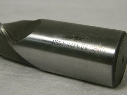 MHC HSS Square End Mill 1-1/4" 4" LOC 1-1/4" Shank Diam 6-1/2" OAL 2 FL 01901743