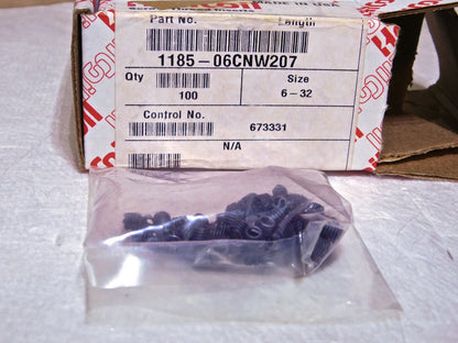 Helicoil Helical Insert 0.207304 Stainless St 6-32 Thread Qty100  1185-06CNW207