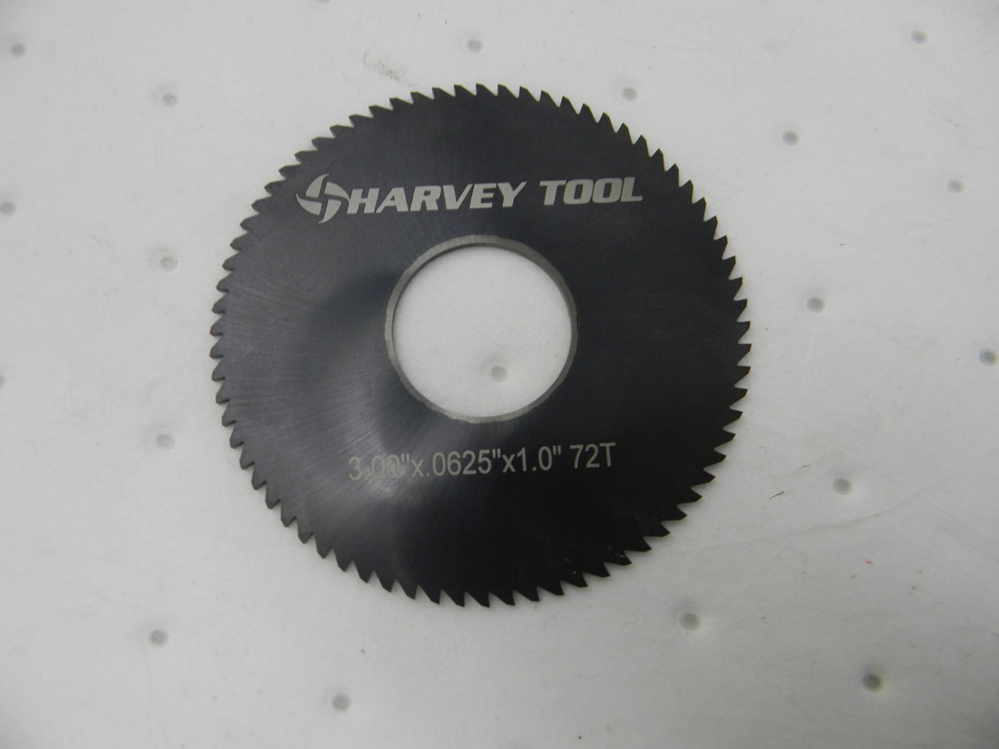HARVEY TOOL 3 x 1/16, 1  72-Tooth Solid Carbide Saw Used SAE0625-C3
